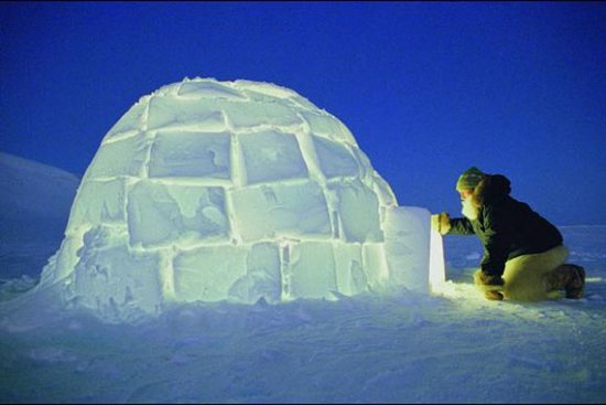Как строят северные народы снежные дома – иглу