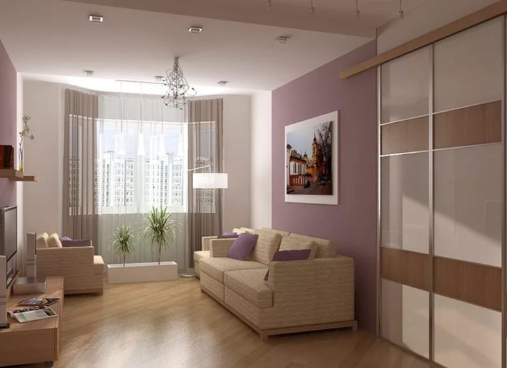 Современный дизайн интерьера маленькой квартиры, 50 фото дизайнерских идей