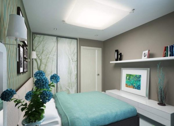 Современный дизайн спальни 12 кв м