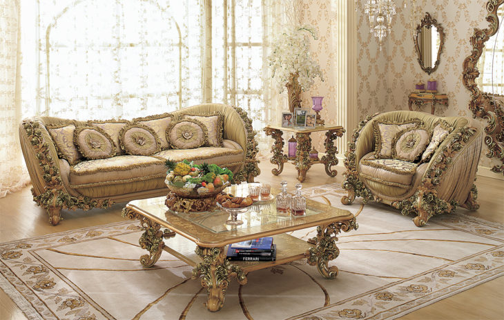 Элитная итальянская мебель для гостиных. Примеры композиций