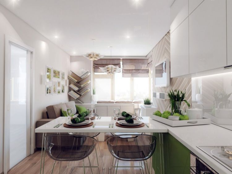 Кухня-гостиная 20 кв. м - дизайнерские идеи, варианты оформления интерьера и обзор самых стильных сочетаний (110 фото)