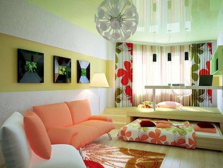 Совмещенная гостиная - лучшие новинки дизайна и идеи оформления совмещенных гостиных (100 фото)