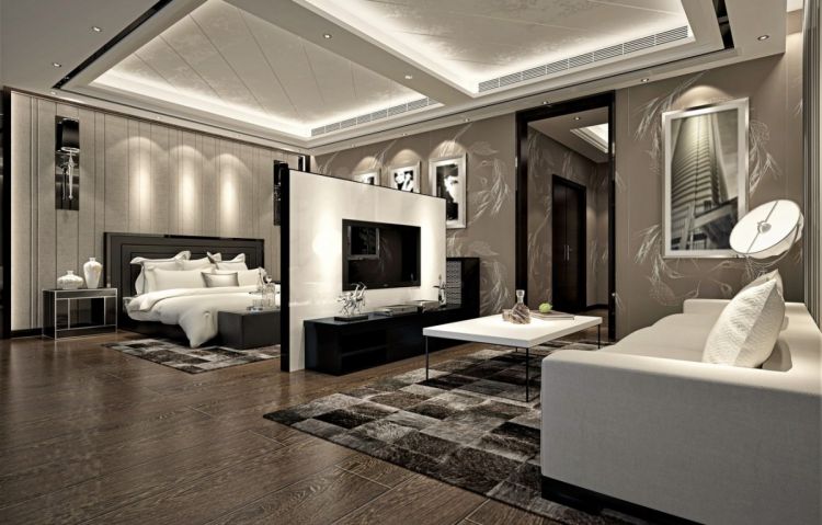 Спальня-гостиная 18 кв. м - функционал и обустройство спальни-гостиной. Советы дизайнеров, выбор стиля, дизайна. 50 фото-идей дизайна спальни-гостиной