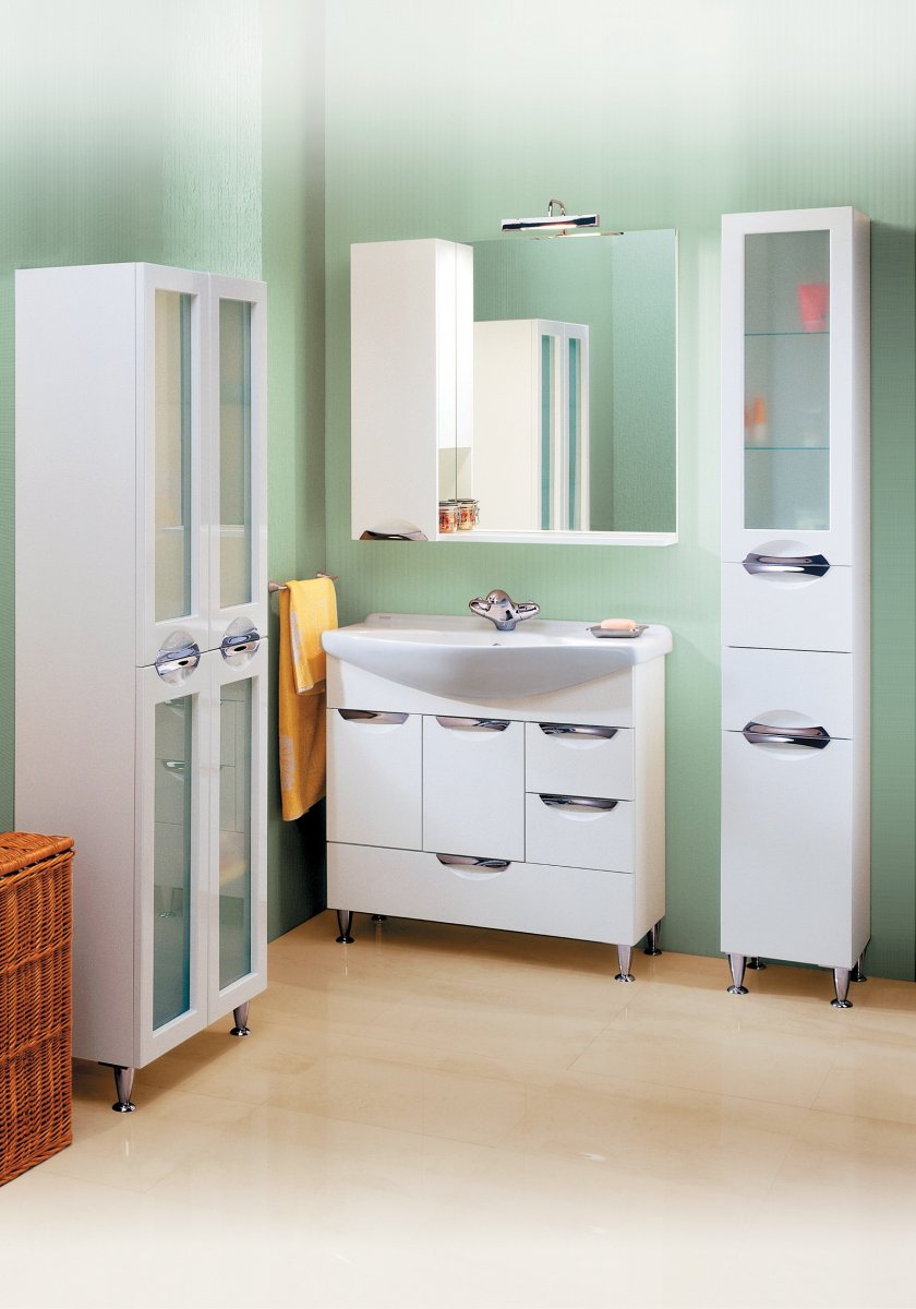 Цвет мебели для ванной комнаты – практичность в сочетании со стилем
